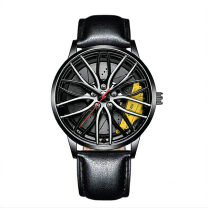 Fashion Casual Quartz Watch for Men with Leather/Steel Strap