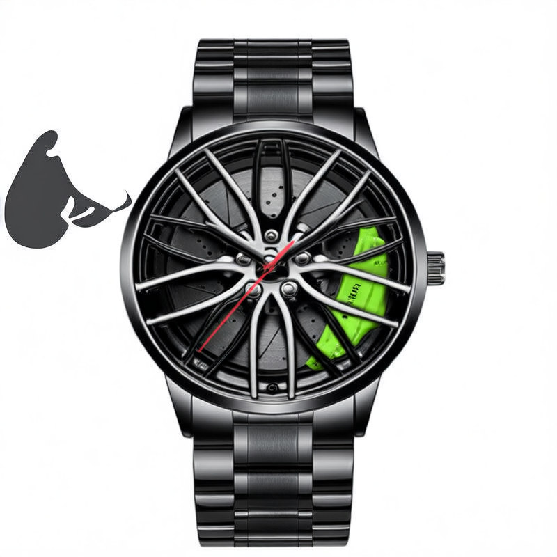 Fashion Casual Quartz Watch for Men with Leather/Steel Strap