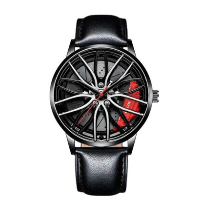 Fashion Casual Quartz Watch for Men with Leather/Steel Strap