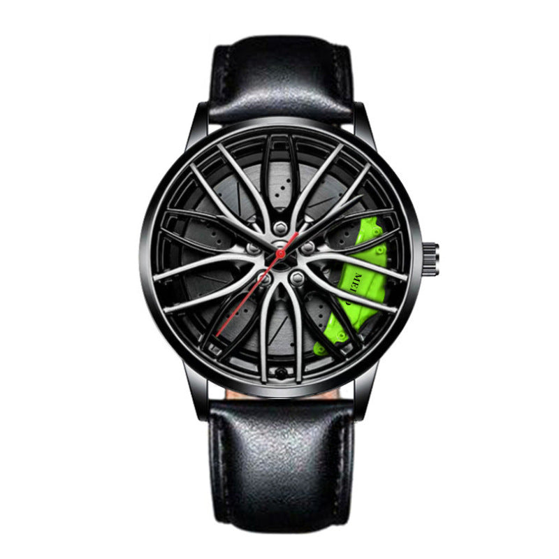 Fashion Casual Quartz Watch for Men with Leather/Steel Strap