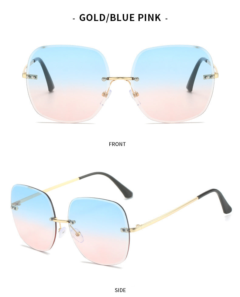 Fashion Cut Edge UV Protection Sunglasses