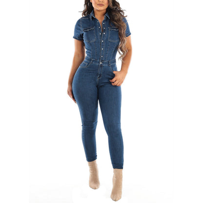 Fashion Denim Jumpsuit for Women