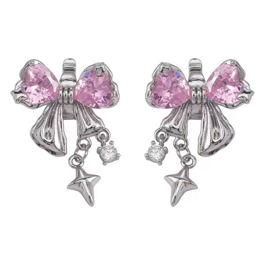 Fashion Diamond Earphone Clip Accessories