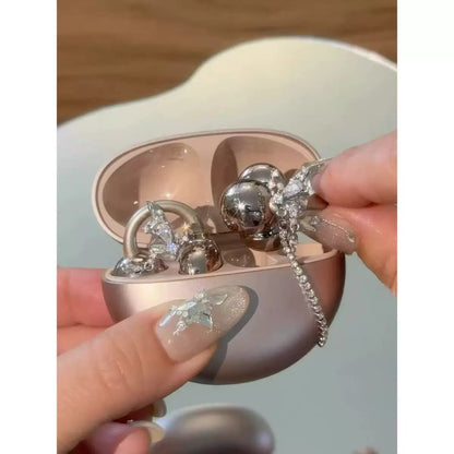 Fashion Diamond Earphone Clip Accessories
