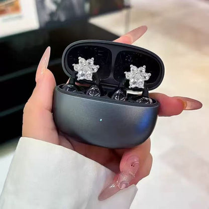 Fashion Diamond Earphone Clip Accessories
