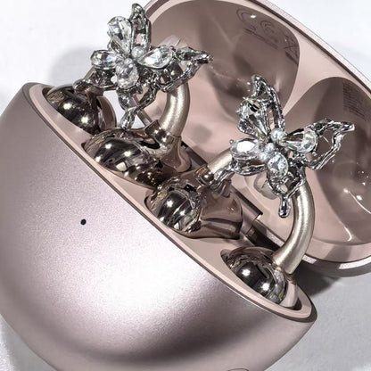 Fashion Diamond Earphone Clip Accessories