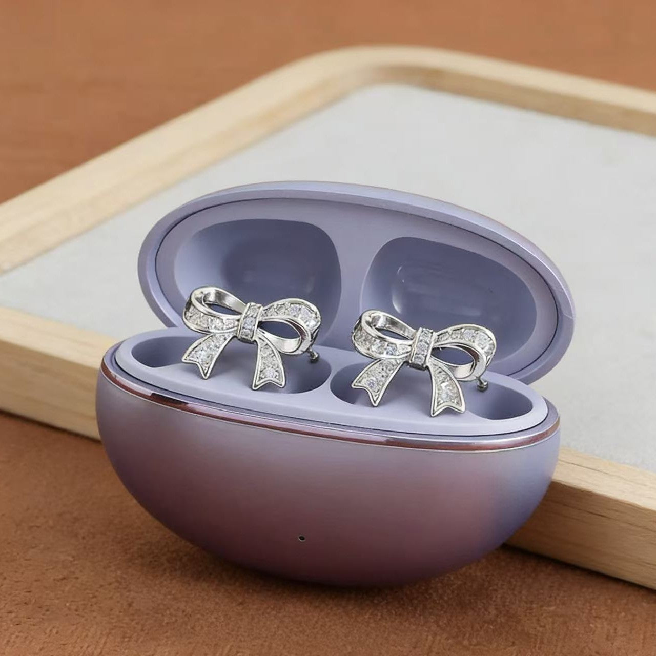 Fashion Diamond Earphone Clip Accessories