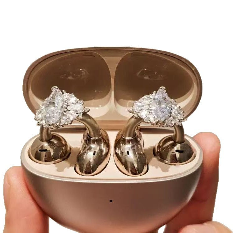 Fashion Diamond Earphone Clip Accessories
