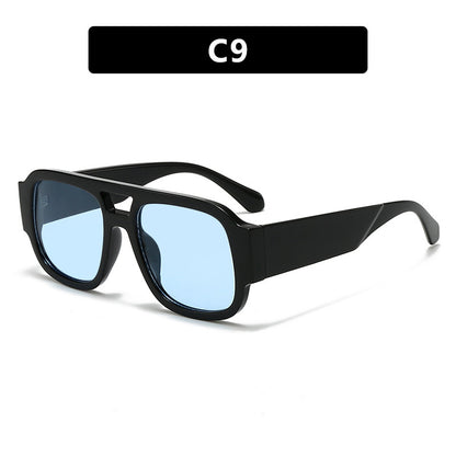 Fashion Double Bridge Sunglasses UV Protection Women