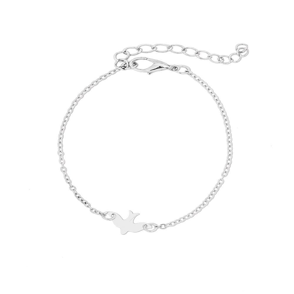 Fashion Dove Anklet Zinc Alloy Foot Jewelry