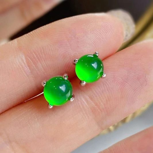 Fashion Egg Noodle Design Ear Studs