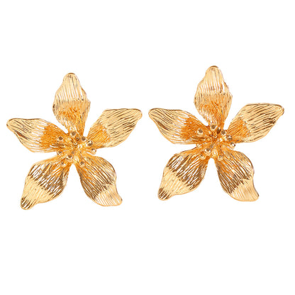 Fashion Floral Frosted Earrings for Women