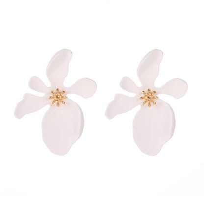 Fashion Floral Frosted Earrings for Women