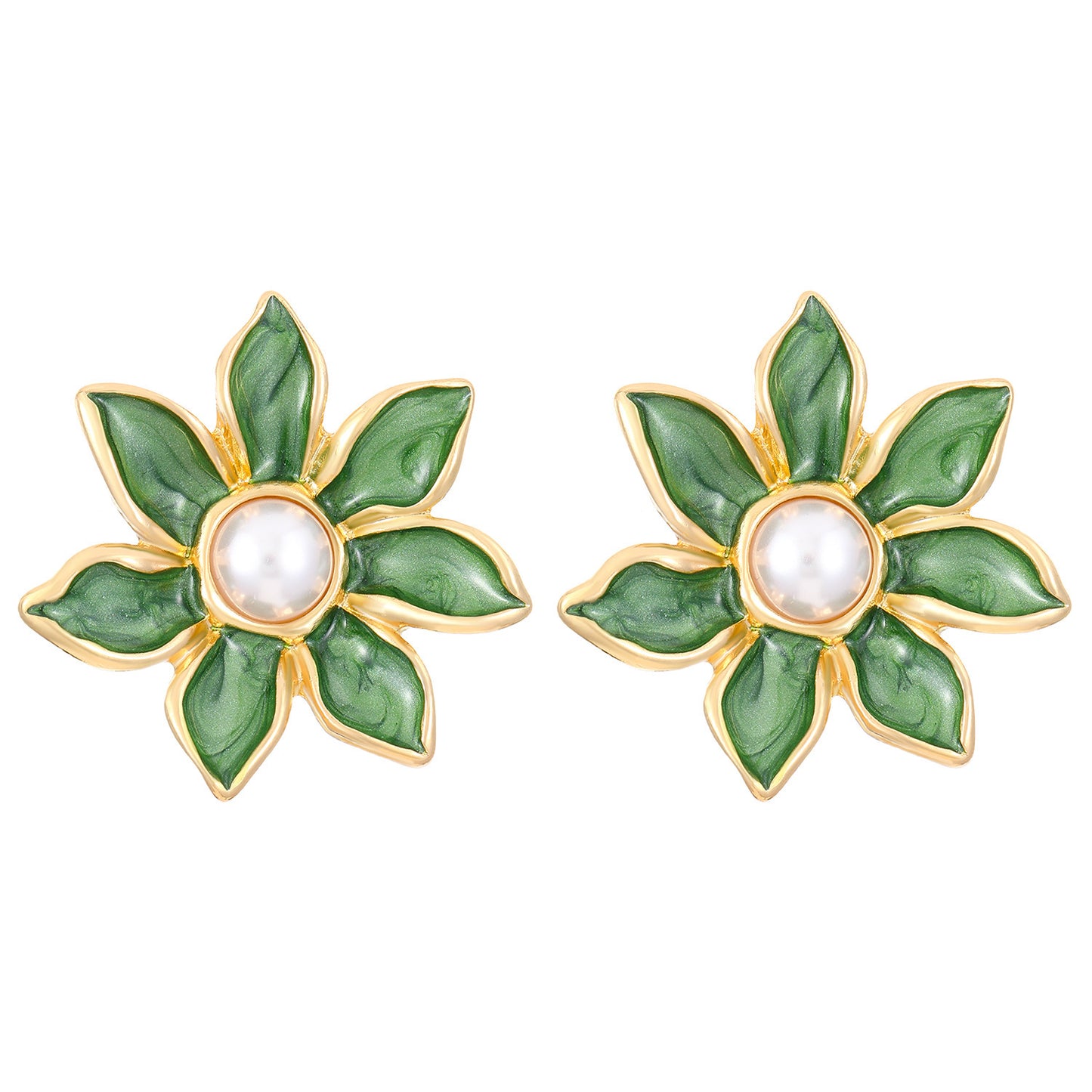 Fashion Floral Frosted Earrings for Women