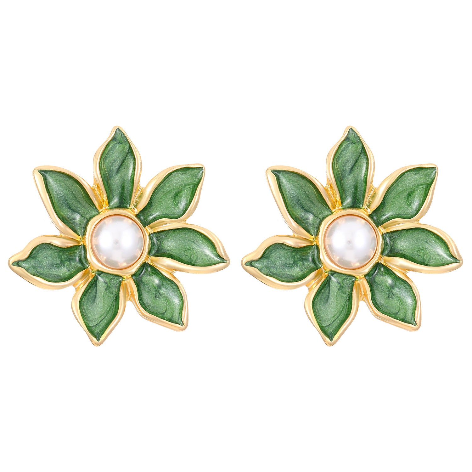 Fashion Floral Frosted Earrings for Women