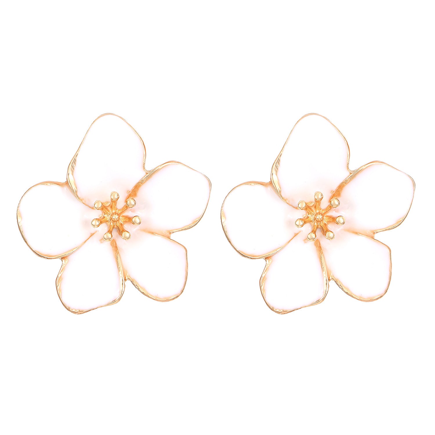 Fashion Floral Frosted Earrings for Women