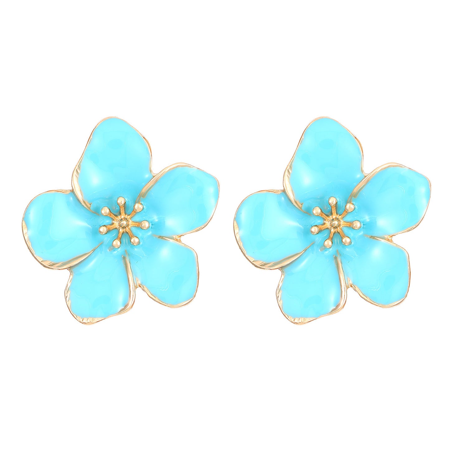 Fashion Floral Frosted Earrings for Women