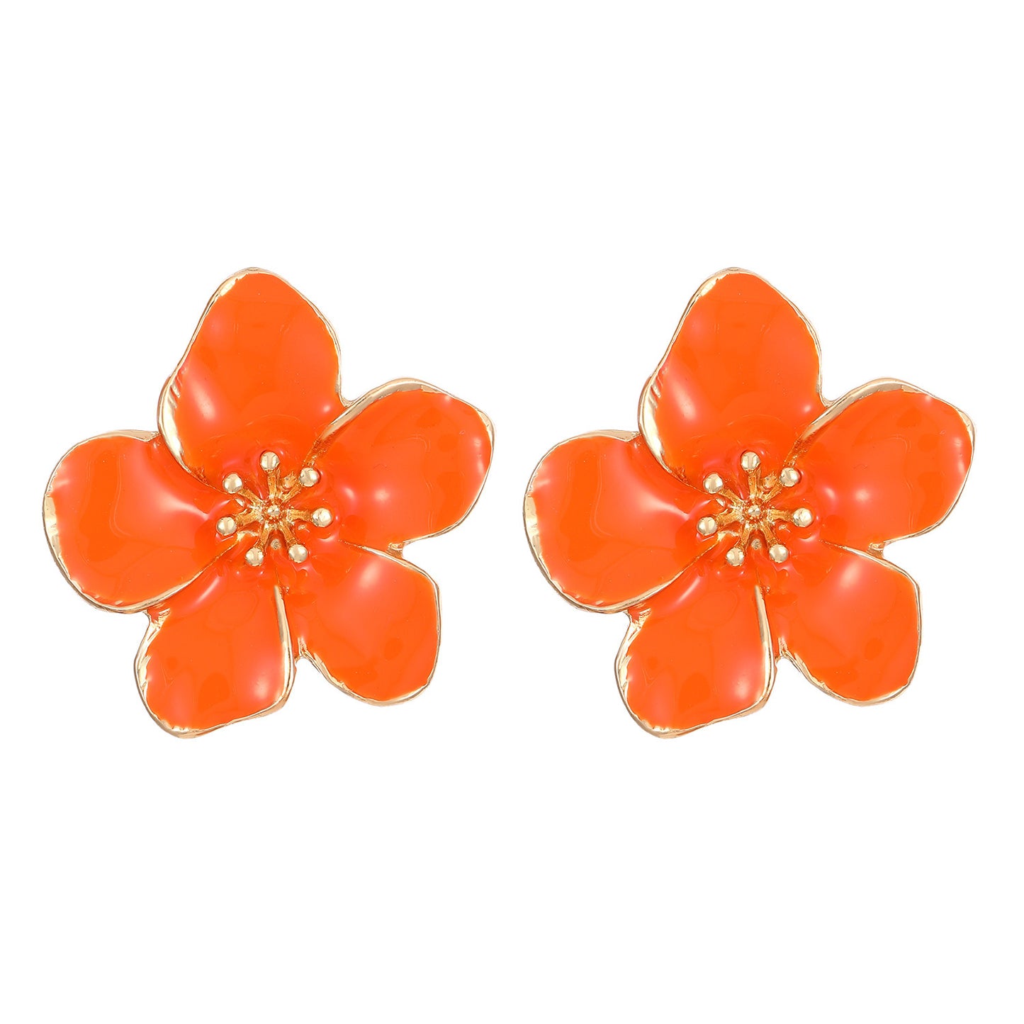 Fashion Floral Frosted Earrings for Women