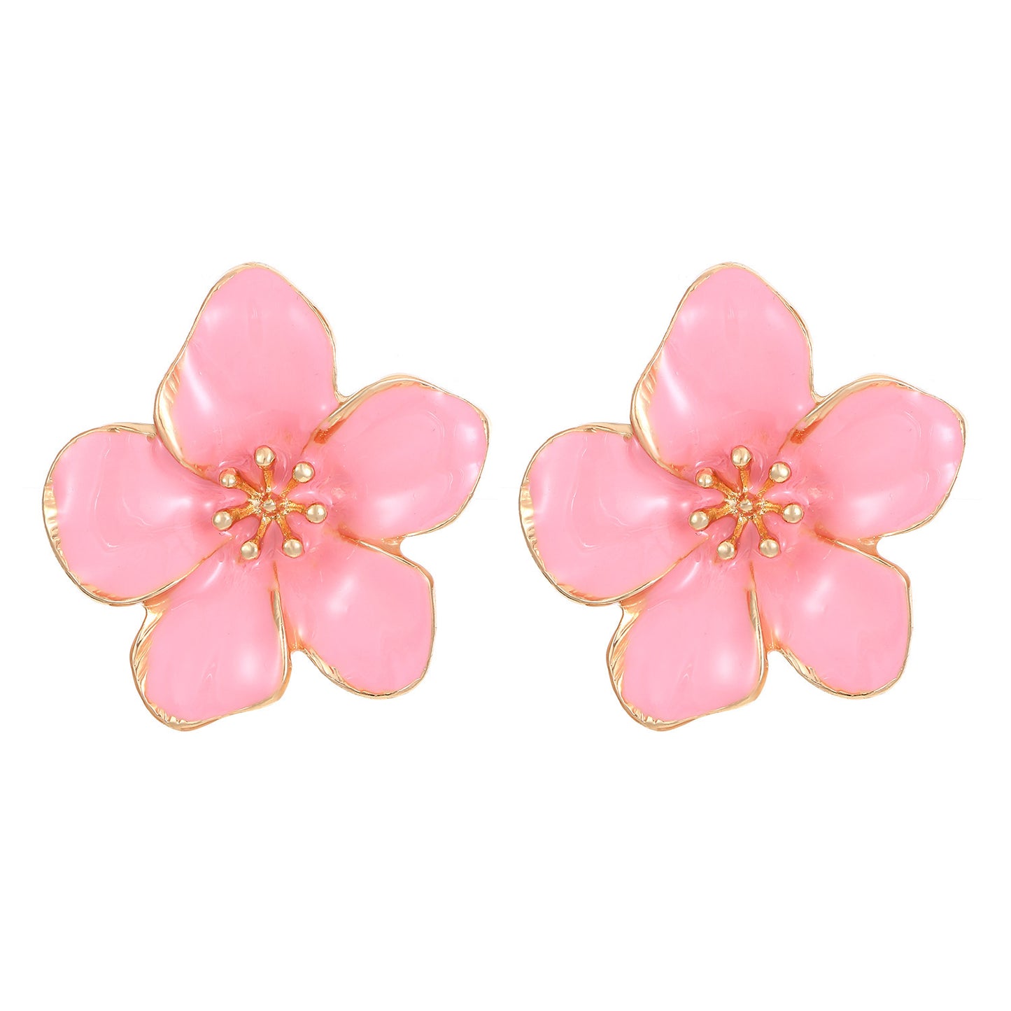 Fashion Floral Frosted Earrings for Women
