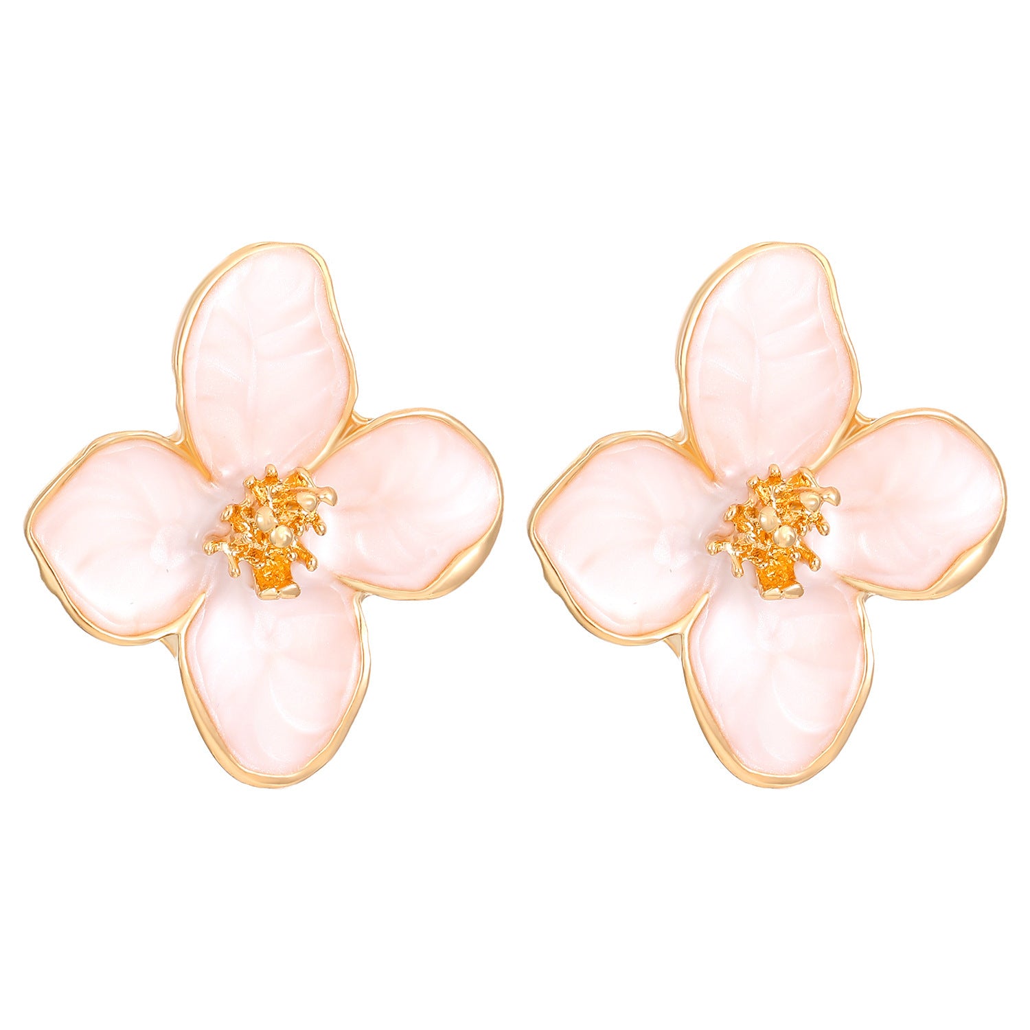 Fashion Floral Frosted Earrings for Women