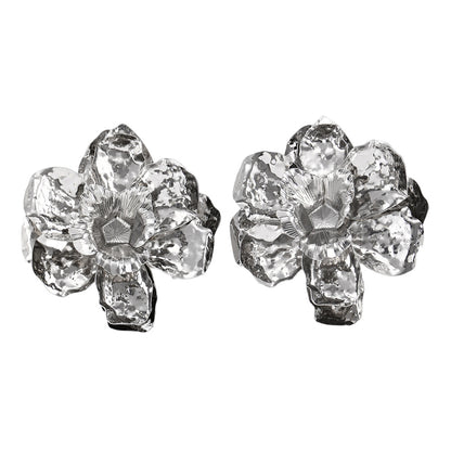 Fashion Floral Frosted Earrings for Women