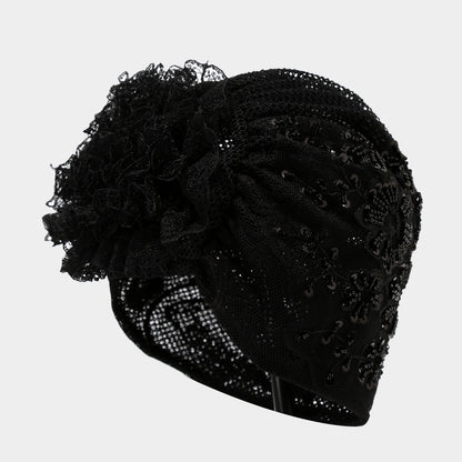Fashion Floral Muslim Headscarf Breathable Turban for Women