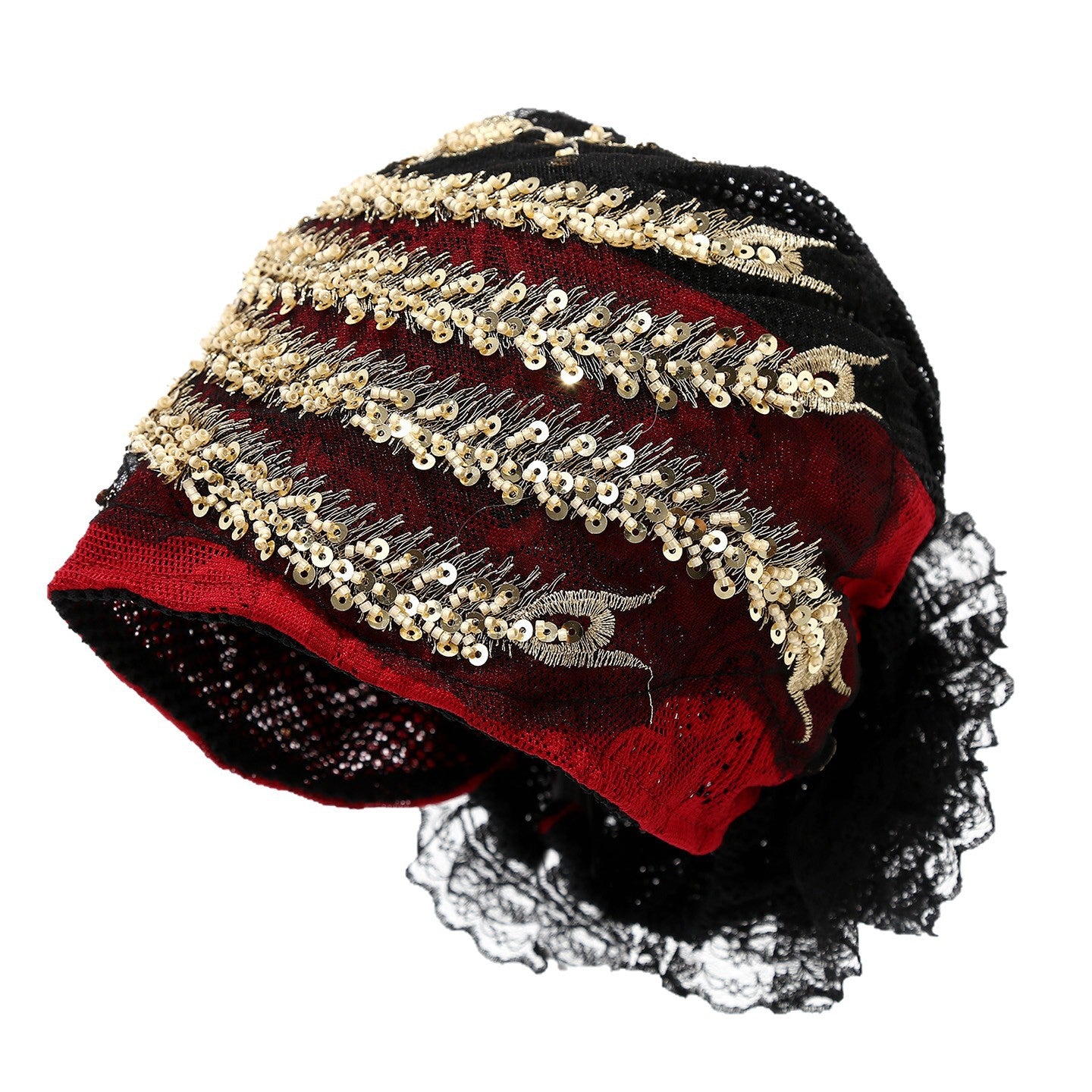 Fashion Floral Muslim Headscarf Breathable Turban for Women