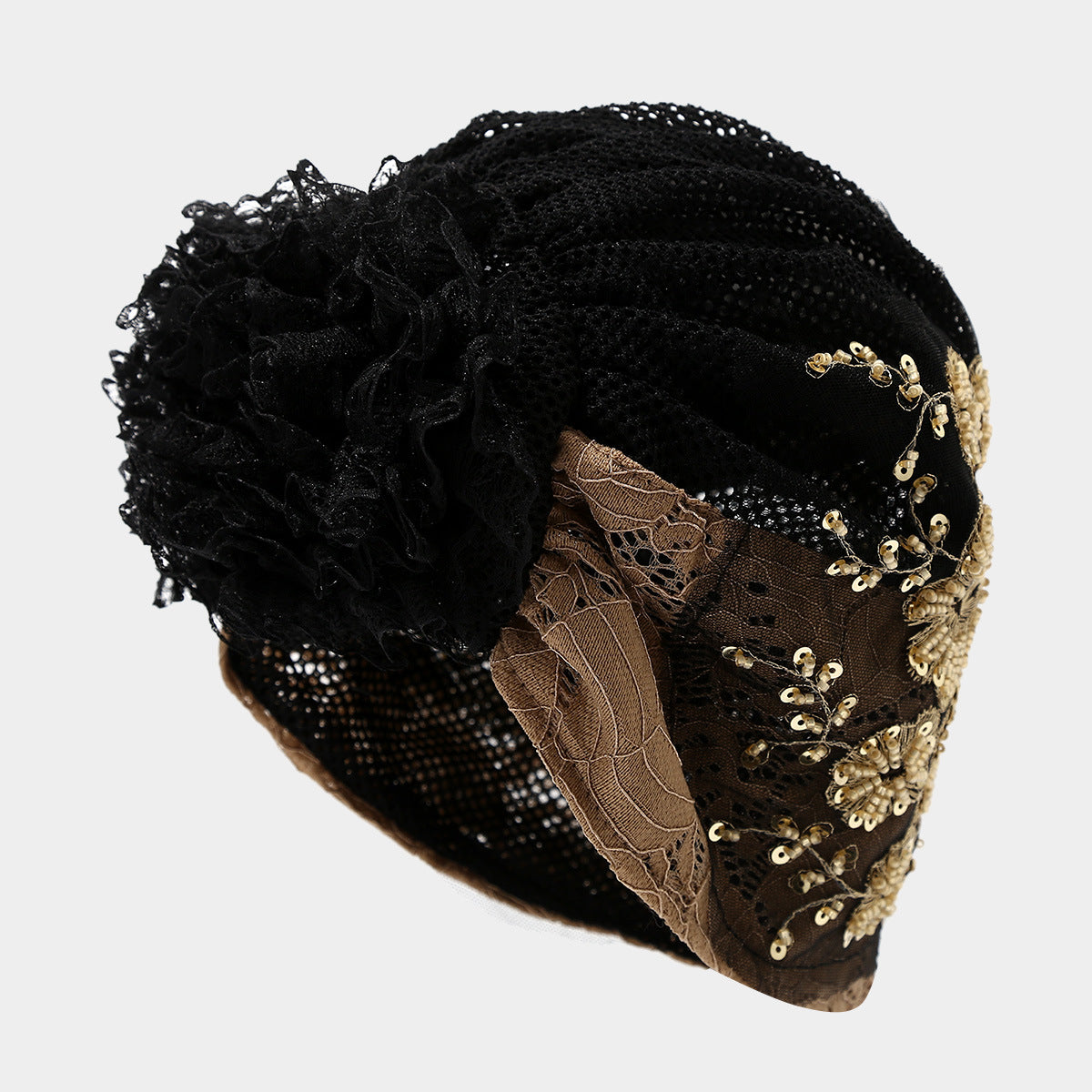 Fashion Floral Muslim Headscarf Breathable Turban for Women
