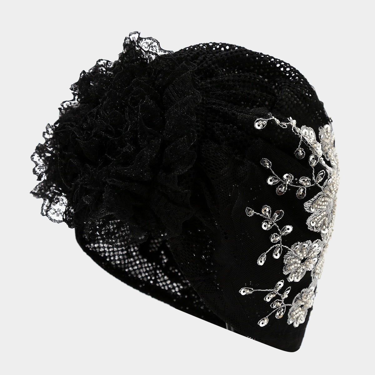 Fashion Floral Muslim Headscarf Breathable Turban for Women