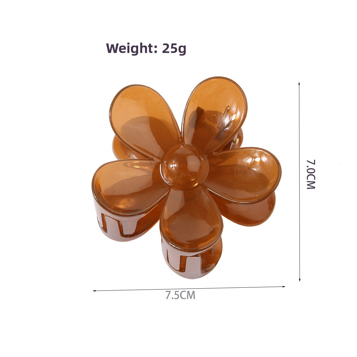 Fashion Flower Hair Clip ABS Grip Claw Clip for Women