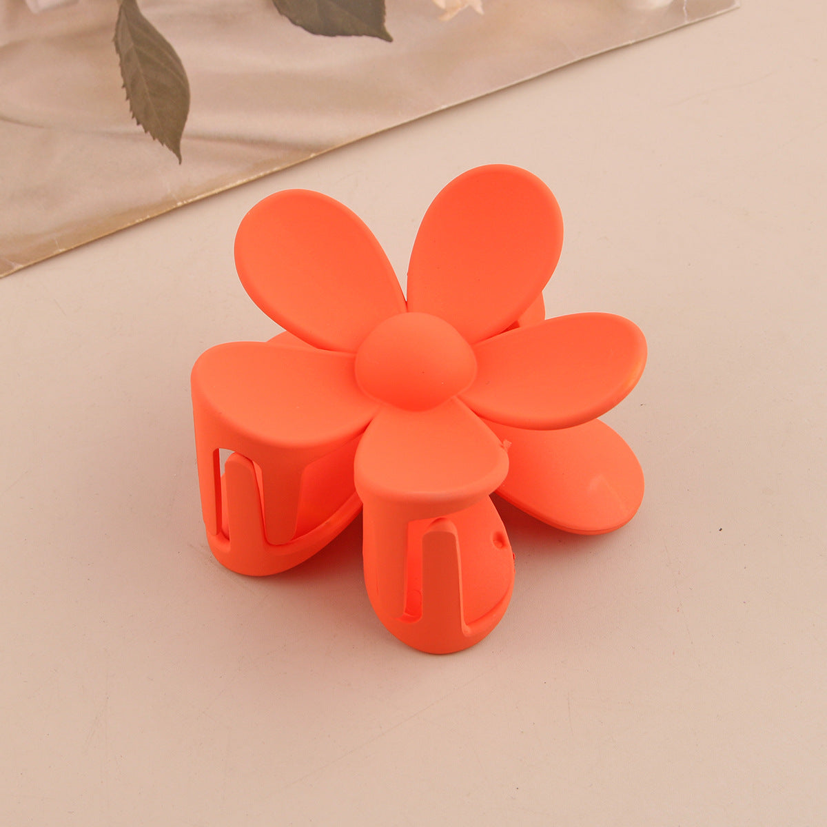 Fashion Flower Hair Clip ABS Grip Claw Clip for Women