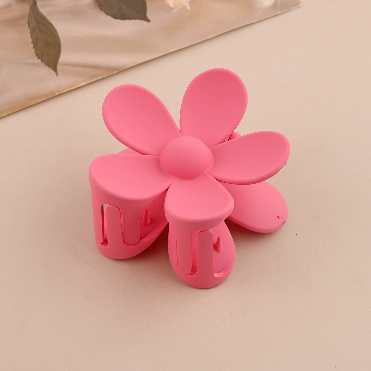 Fashion Flower Hair Clip ABS Grip Claw Clip for Women