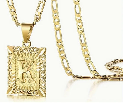 Fashion Hip-Hop Titanium Steel Letter Necklace