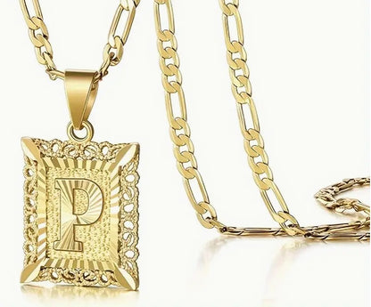 Fashion Hip-Hop Titanium Steel Letter Necklace