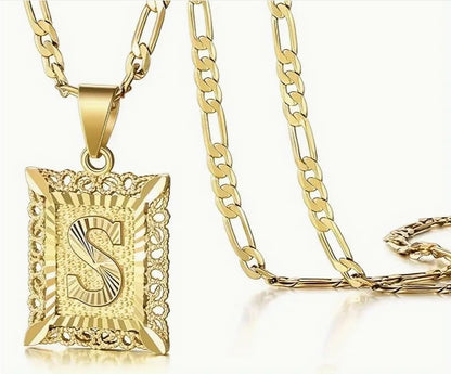 Fashion Hip-Hop Titanium Steel Letter Necklace