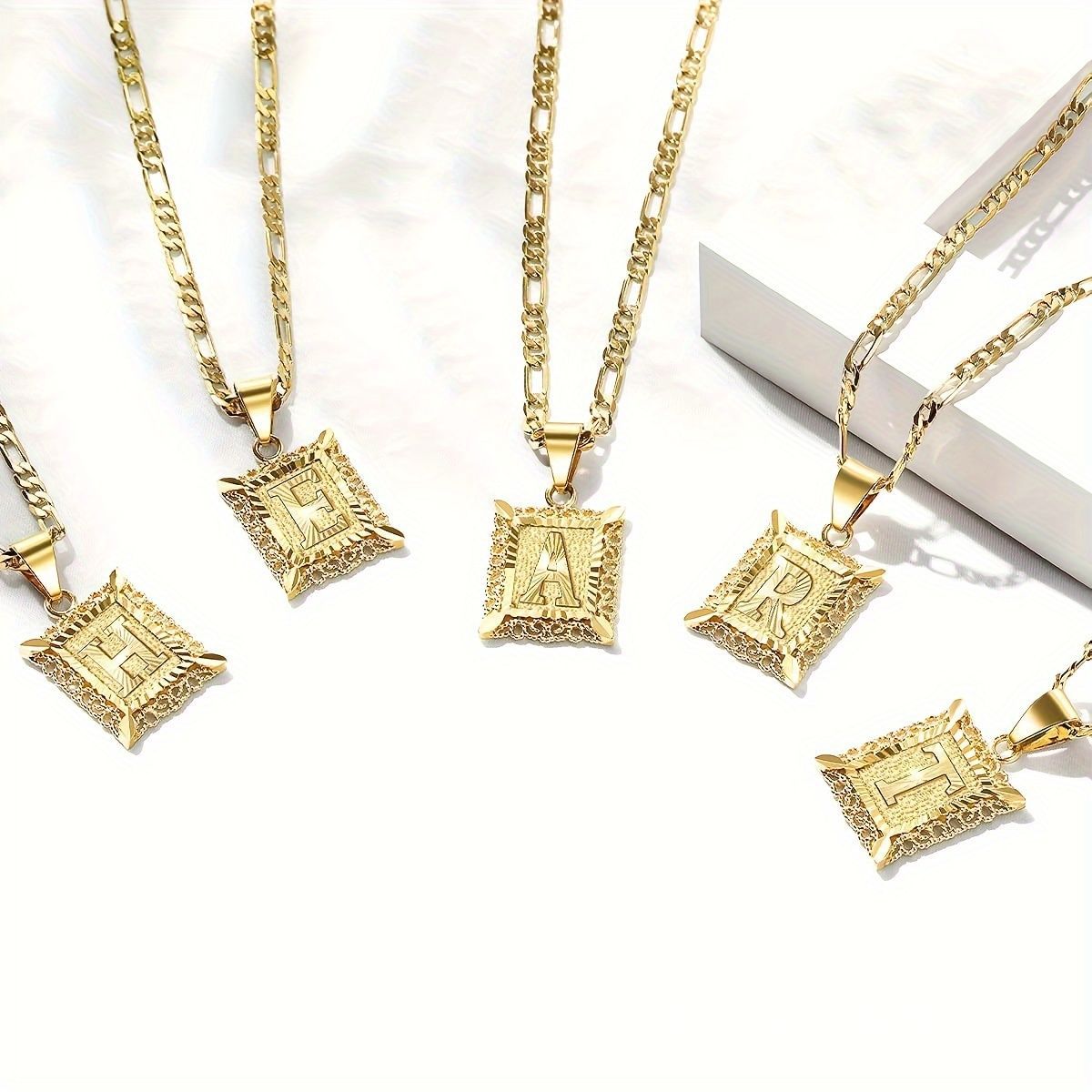 Fashion Hip-Hop Titanium Steel Letter Necklace