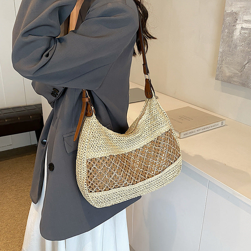 Fashion Hollow Woven Crossbody Bag