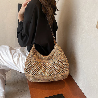 Fashion Hollow Woven Crossbody Bag