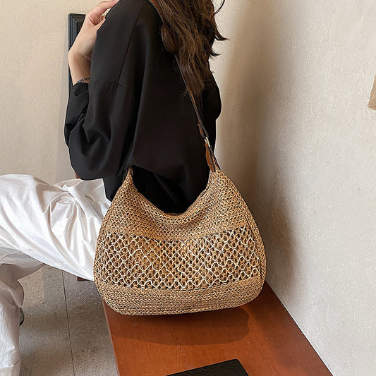 Fashion Hollow Woven Crossbody Bag