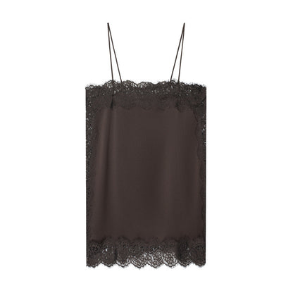 Fashion Lace Satin Blouse