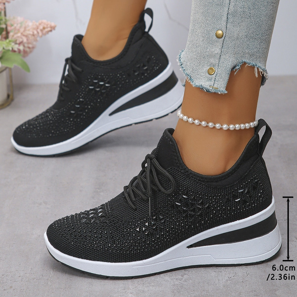Fashion Lace-Up Casual Shoes for Women – Wholesale for Commuting and Sports
