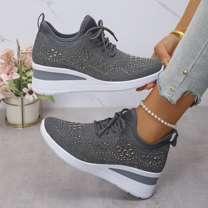 Fashion Lace-Up Casual Shoes for Women – Wholesale for Commuting and Sports