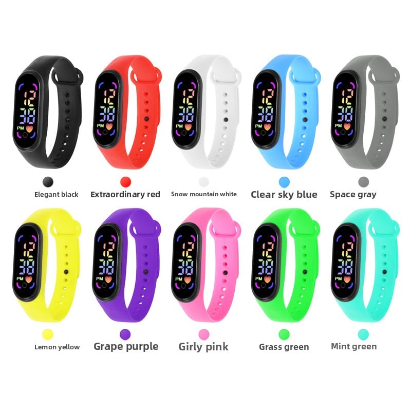 Fashion LED Electronic Watch with Touch Screen