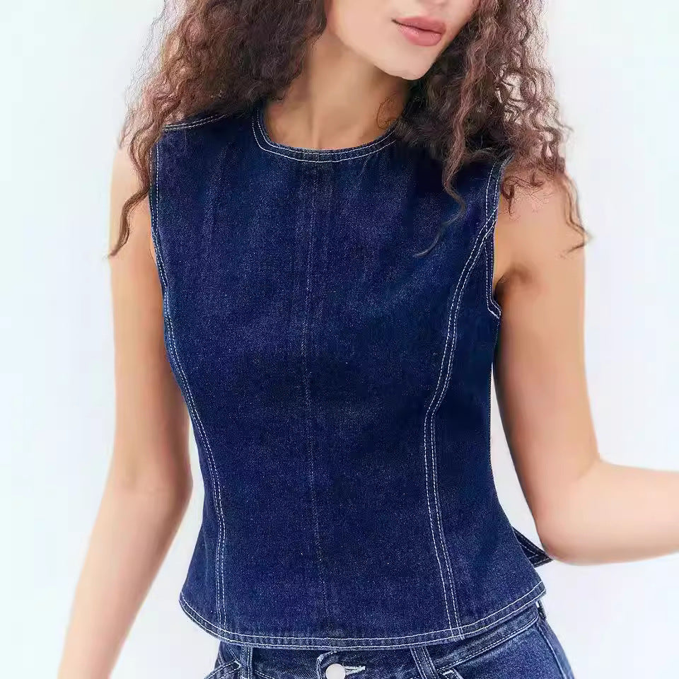 Fashion Leisure Sleeveless High Waist Women