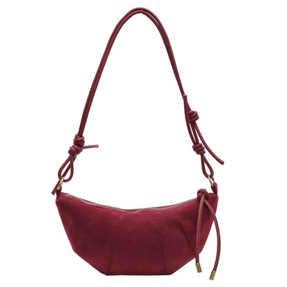 Fashion Leopard Print Suede Shoulder Bag