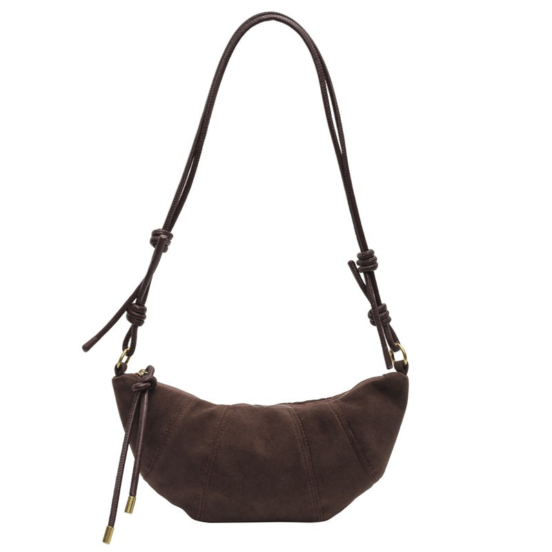 Fashion Leopard Print Suede Shoulder Bag