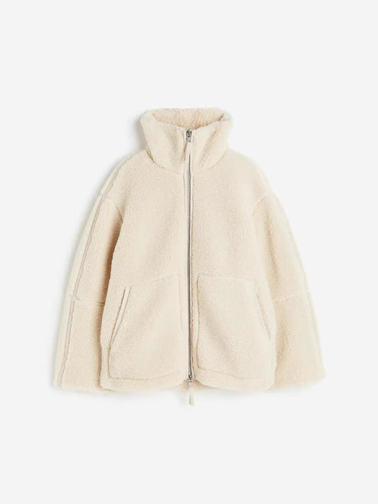 Fashion lightweight alpaca coat leisure