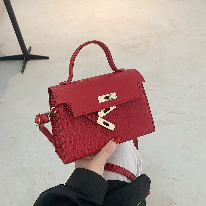 Fashion Lock Mini Crossbody Shoulder Bag
