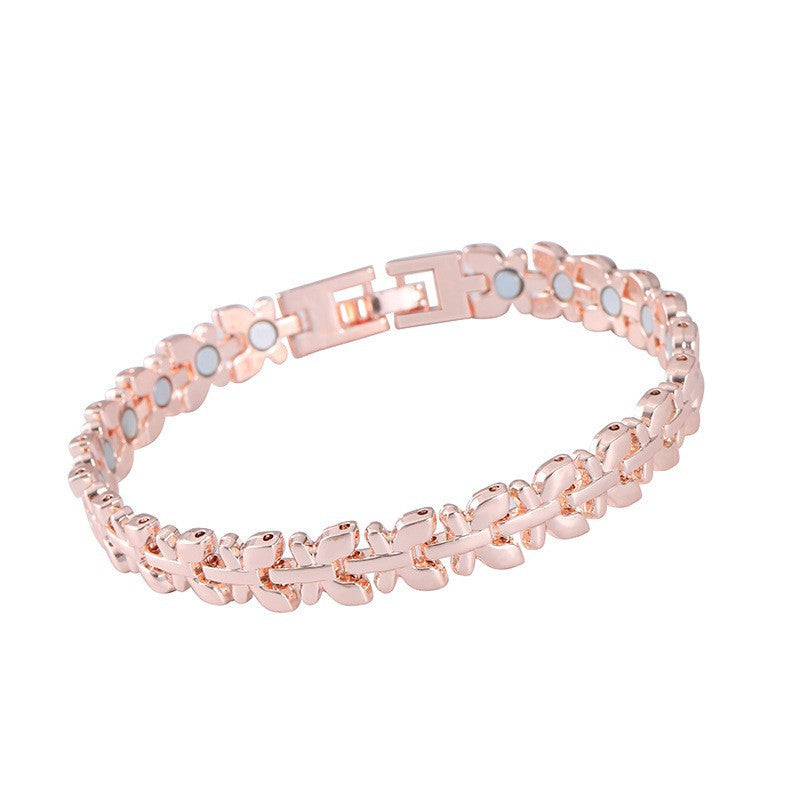 Fashion Magnetic Clover Bracelet