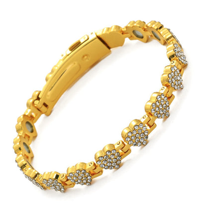Fashion Magnetic Clover Bracelet